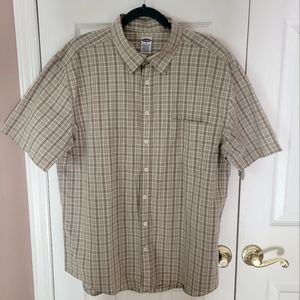 Old Navy Men's Plaid Short Sleeve Shirt